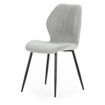 Scaune de dining gri-deschis 4 buc. Milu - Marckeric imagine