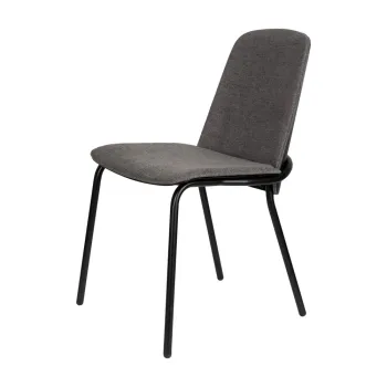 Scaune de dining gri-inchis 2 buc. Clip - Zuiver imagine