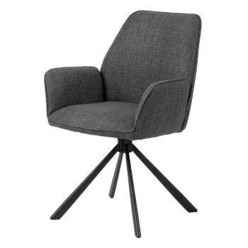 Scaune de dining gri-inchis 2 buc. Glenda - Actona imagine