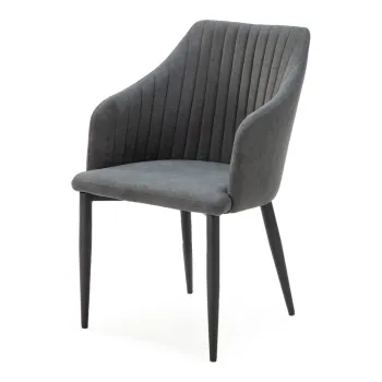 Scaune de dining gri-inchis 2 buc. Nadi - Marckeric imagine