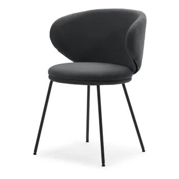 Scaune de dining gri-inchis 2 buc. Rush - Marckeric imagine