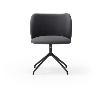 Scaune de dining gri-inchis rotative 2 buc. Mogi - Teulat imagine