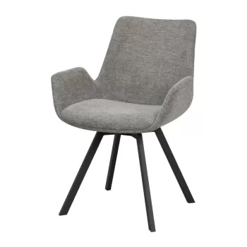Scaune de dining gri rotative 2 buc. Norwell - Rowico imagine