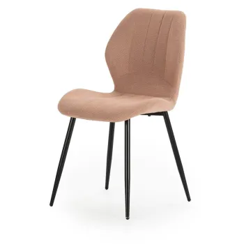 Scaune de dining in culoarea somonului 4 buc. Milu - Marckeric imagine