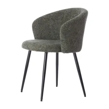 Scaune de dining kaki 2 buc. din metal Radaja - Light & Living imagine