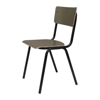 Scaune de dining kaki 4 buc. Back to school - Zuiver imagine