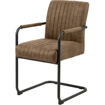 Scaune de dining maro 2 buc. Adele - Actona imagine