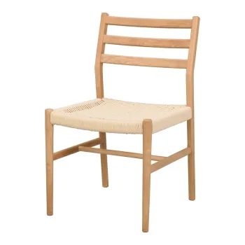 Scaune de dining natural 2 buc. Harlan - Rowico imagine