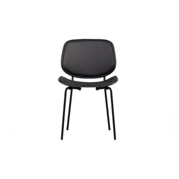 Scaune de dining negre 2 buc. Close In - BePureHome imagine