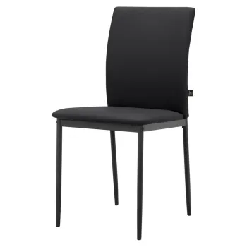 Scaune de dining negre 2 buc. din imitatie de piele Pavia - Storaa imagine