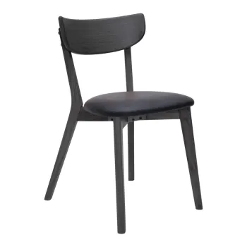 Scaune de dining negre 2 buc. Pero - Unique Furniture imagine