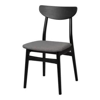 Scaune de dining negre 2 buc. Rodham - Rowico imagine