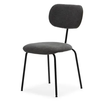 Scaune de dining negre 4 buc. Dash - Marckeric imagine