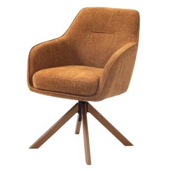 Scaune de dining portocalii 2 buc. Avola - Unique Furniture imagine