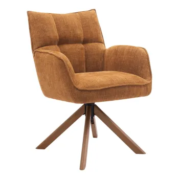 Scaune de dining portocalii 2 buc. Marilla - Unique Furniture imagine