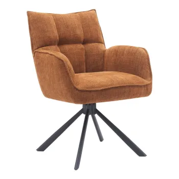 Scaune de dining portocalii 2 buc. Marilla - Unique Furniture imagine