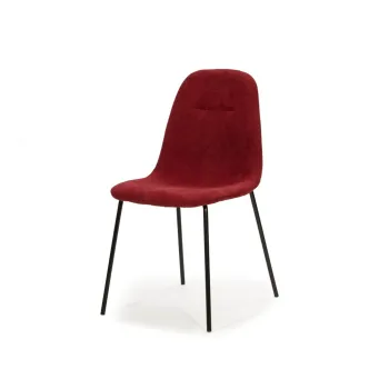 Scaune de dining rosii 4 buc. Renne - Marckeric imagine