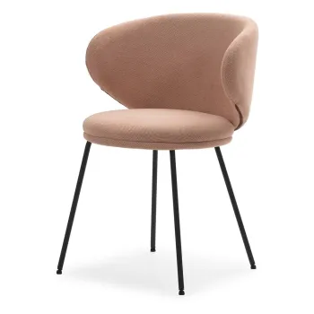 Scaune de dining roz-deschis 2 buc. Rush - Marckeric imagine