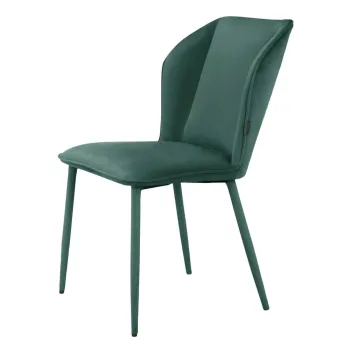 Scaune de dining verde 2 buc. din catifea Wilma - Storaa imagine