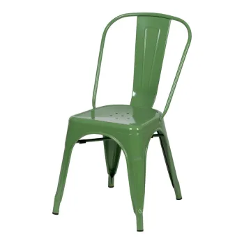 Scaune de dining verde 2 buc. din metal - Ixia imagine