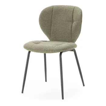 Scaune de dining verde 2 buc. Maori - Marckeric imagine