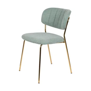 Scaune de dining verde-deschis 2 buc. Jolien - White Label imagine