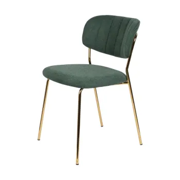 Scaune de dining verde-inchis 2 buc. Jolien - White Label imagine