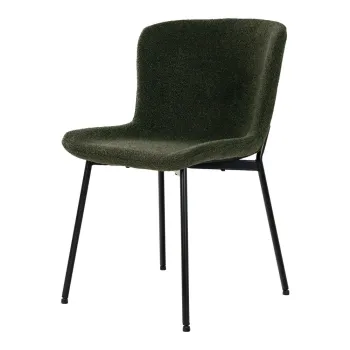 Scaune de dining verde-inchis 2 buc. Maceda - House Nordic imagine
