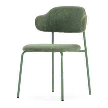 Scaune de dining verzi 4 buc. Adriel - Marckeric imagine