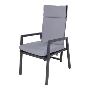 Scaune de gradina gri 1 buc. din metal Sintra - Garden Pleasure imagine