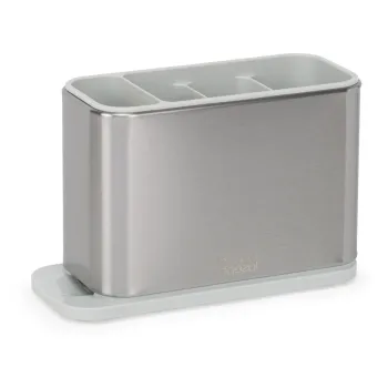 Scurgator de vase argintiu pentru tacamuri din metal Surface - Joseph Joseph imagine