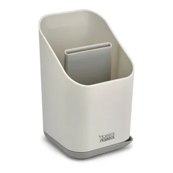 Scurgator de vase gri deschis pentru tacamuri din plastic 12x11 cm Duo - Joseph Joseph imagine