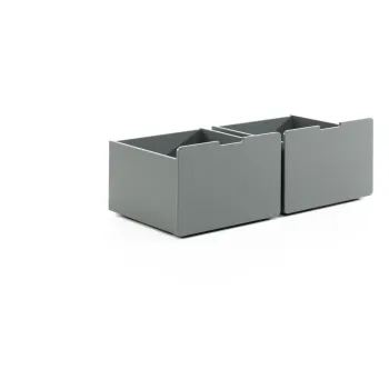 Sertare pentru sub pat de copii gri 2 buc. Pino - Vipack imagine