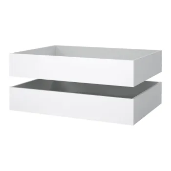 Sertare sub pat albe 2 buc. 90x190/140x190 cm Naia - Tvilum imagine