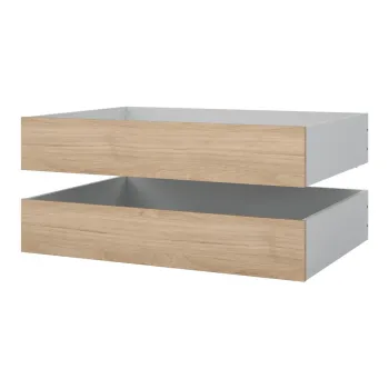 Sertare sub pat in culoare naturala 2 buc. 90x190/140x190 cm Naia - Tvilum imagine