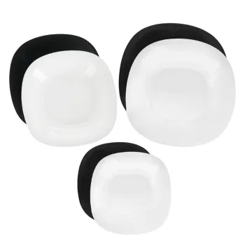 Serviciu de masa 18 buc. din sticla LUNA - Orion imagine