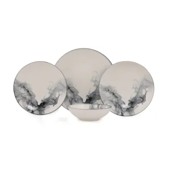 Serviciu de masa din portelan 24 buc. - Hermia imagine