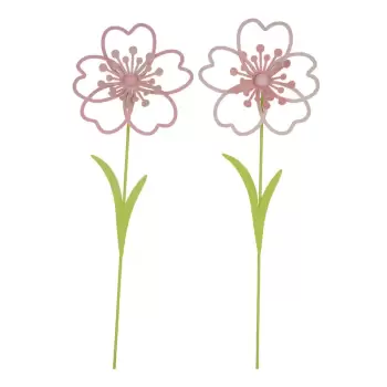 Set 2 accesorii pentru ghivece Ego Dekor Rose, inaltime 46 cm imagine