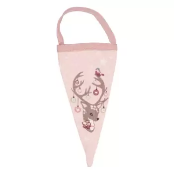 Set 2 decoratiuni suspendate din bumbac Green Gate Dina, roz imagine