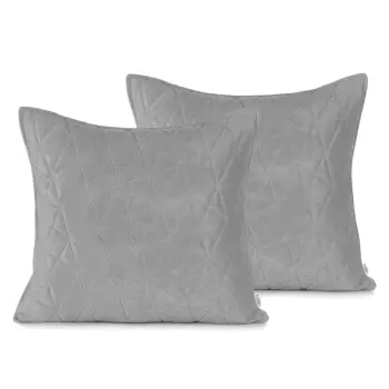 Set 2 fete de perna AmeliaHome Laila, 45 x 45 cm, gri imagine
