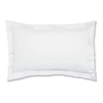 Set 2 fete de perna din bumbac Bianca Oxford, 50 x 75 cm, alb imagine