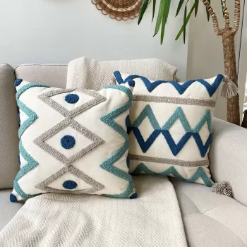 Set 2 fete de perna din bumbac Joynodes Beach House, 43 x 43 cm imagine