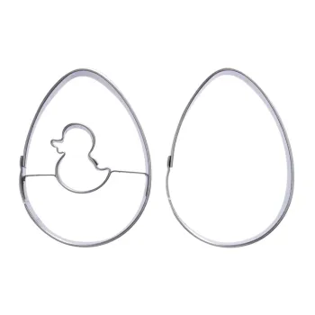 Set 2 forme din inox pentru taiat aluatul Orion Egg imagine