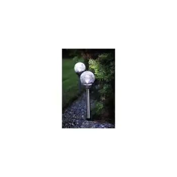 Set 2 lampadare pentru gradina Star Tradings Balls, inaltime 26,5 cm imagine