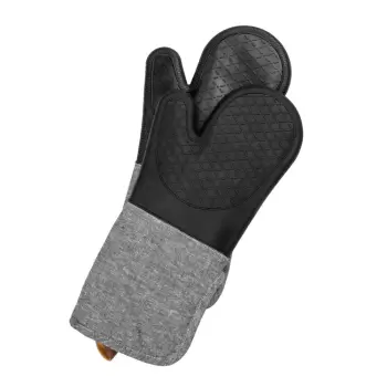 Set 2 manusi de bucatarie Wenko Black Outdoor Kitchen Ada imagine