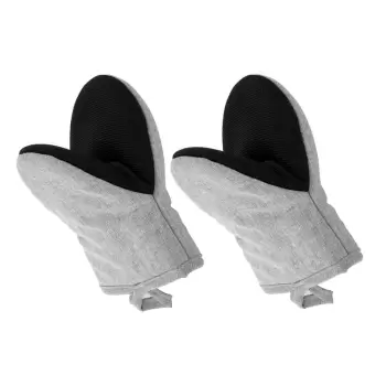 Set 2 manusi pentru bucatarie Tiseco Home Studio, gri deschis imagine