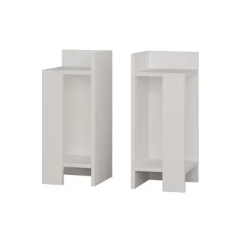 Set 2 noptiere Elos, alb imagine