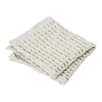 Set 2 prosoape din bumbac Blomus Moonbeam, 30 x 30 cm, bej imagine