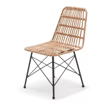 Set 2 scaune de gradina din ratan artificial Bonami Essentials Gabriela imagine