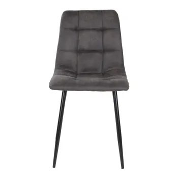 Set 2 scaune dining House Nordic Middelfart, gri inchis imagine